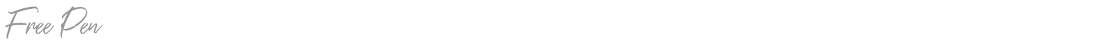 Free Pen font preview